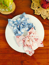 Floral Print Bow Hair Clip